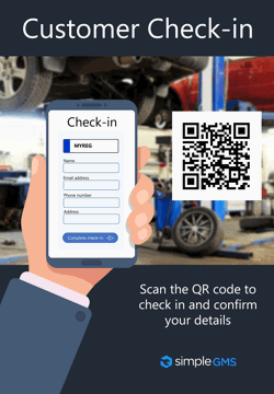 Customer Check-in Poster